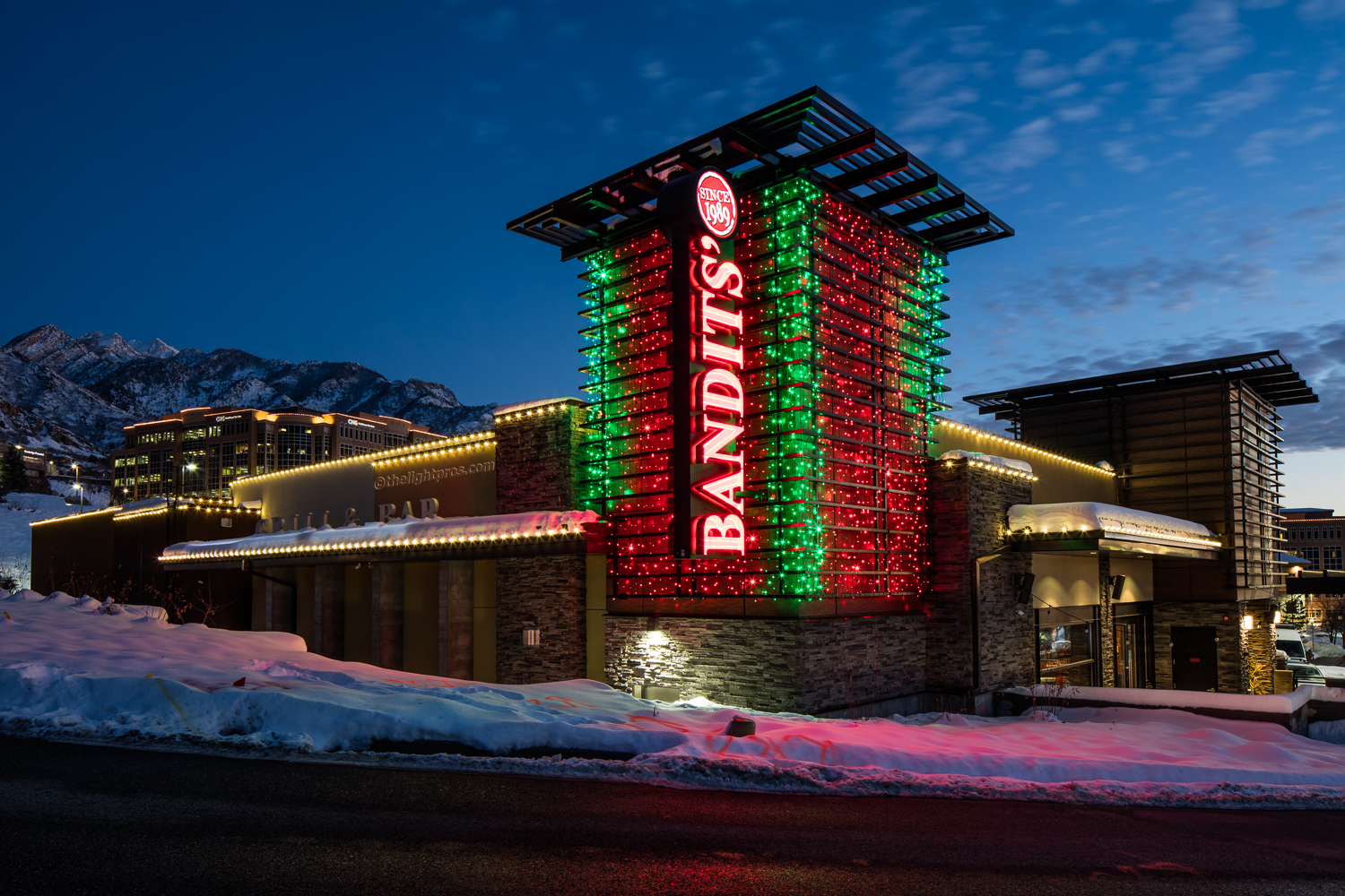 Commercial Christmas Light Installation The Light Pros