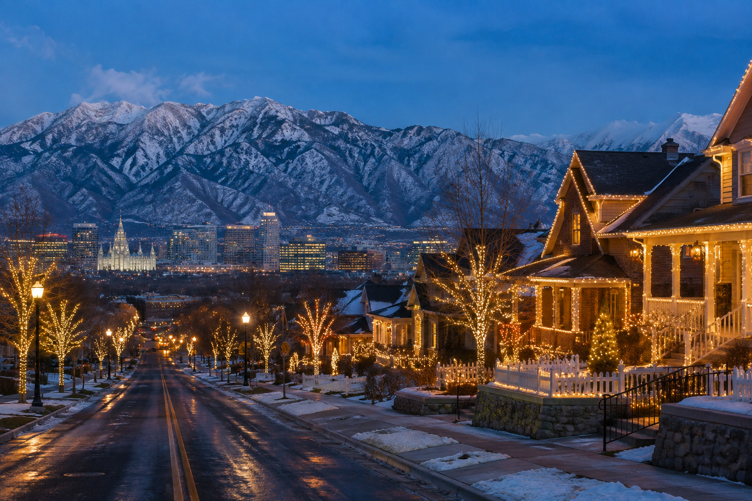 The Cost of Christmas Light Installation in Salt Lake City